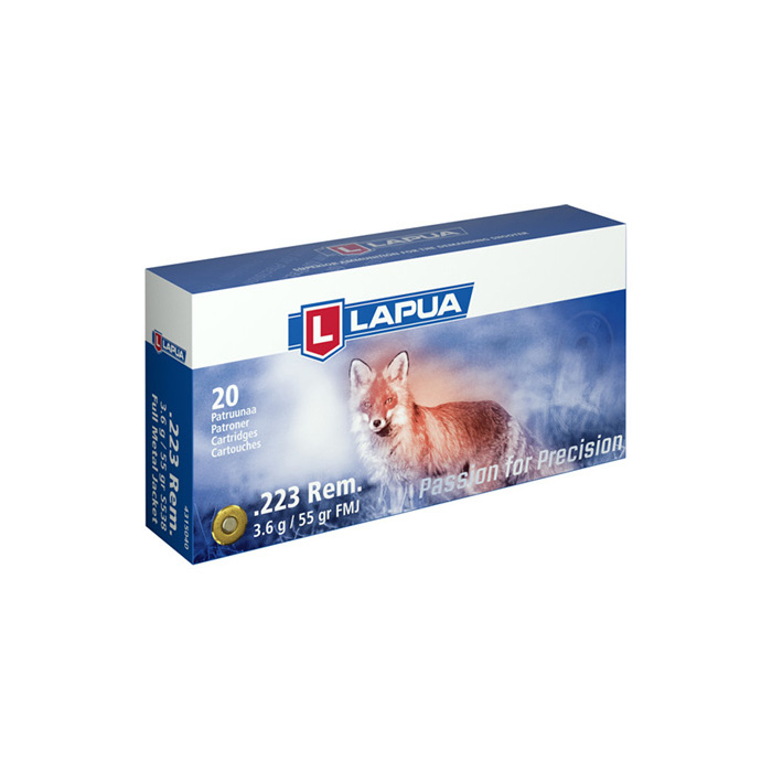 Amunicja Lapua kal. .223 Rem. FMJ 3,6g/55gr S538