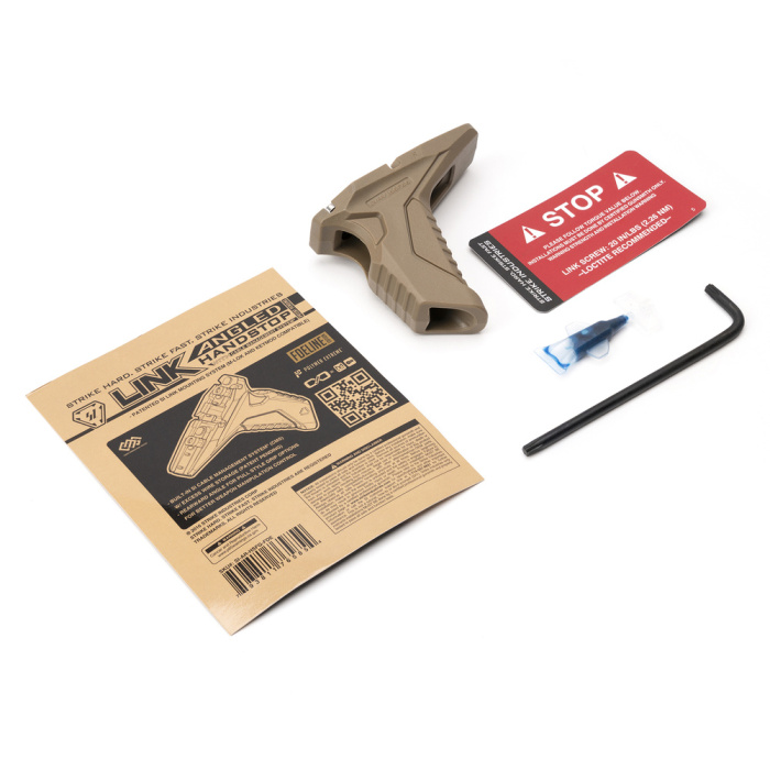 Strike Industries - Chwyt przedni Link Angled HandStop System - M-LOK / KeyMod - Flat Dark Earth