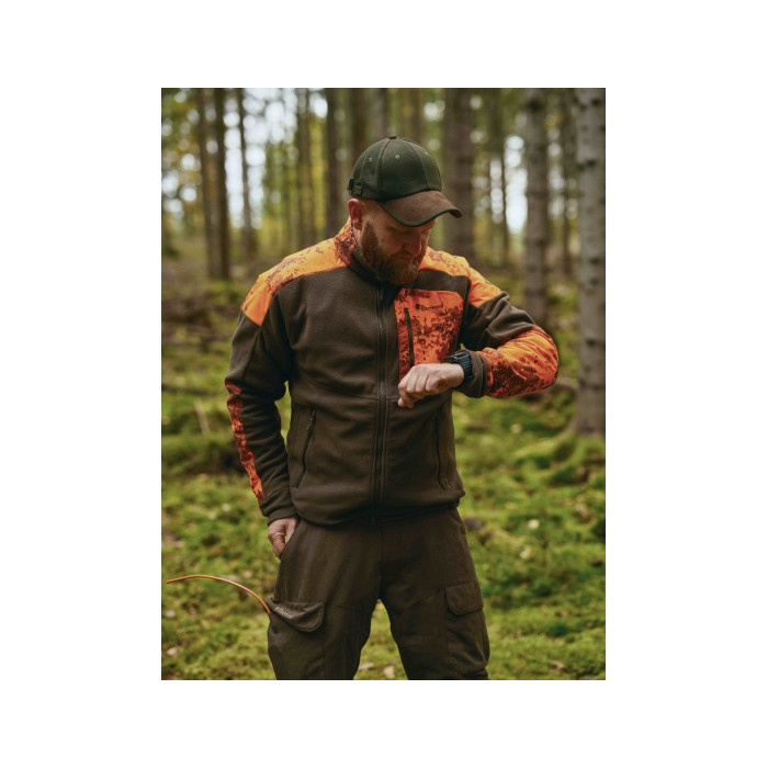 PINEWOOD - 5619 BLUZA POLAROWA SMALAND HUNTERS H. BROWN/STRATA BLAZE