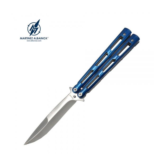 Nóż motylkowy balisong Azul Clasico niebieski 02143