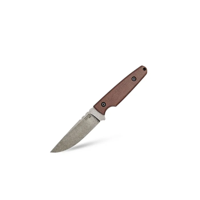 Za-Pas - Nóż Handie Stonewash Micarta Brown HAN-ST-M-BR