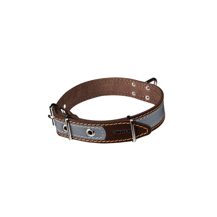 Obroża NATURE z krętlikiem i odblaskiem