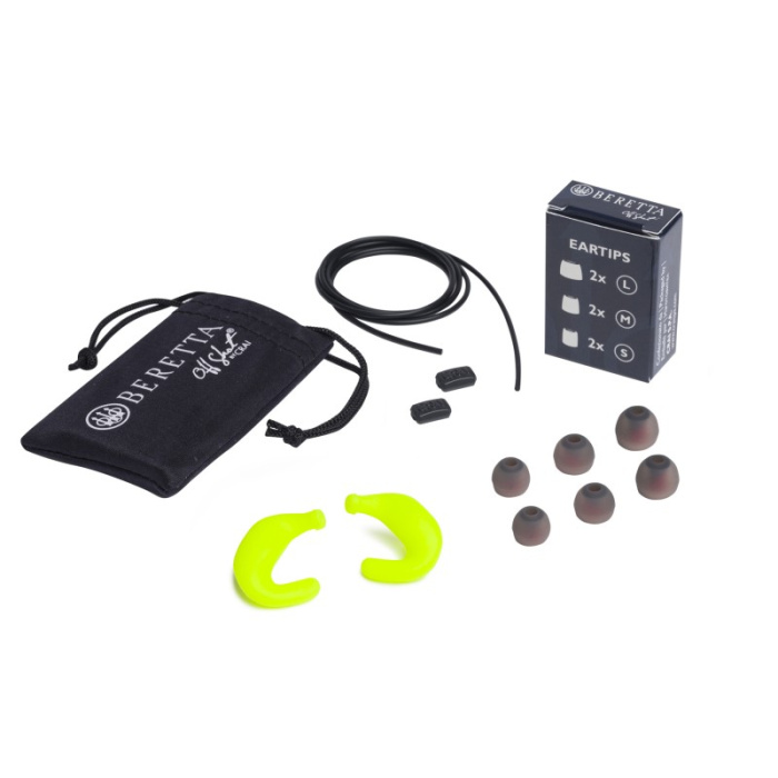 BERETTA - CF121 OCHRONNIKI SŁUCHU BERETTA MINI HEADSET E2 YELLOW FLUO
