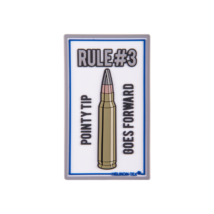 Helikon Emblemat Rule#3 - PVC Biały (OD-RL3-RB-20)