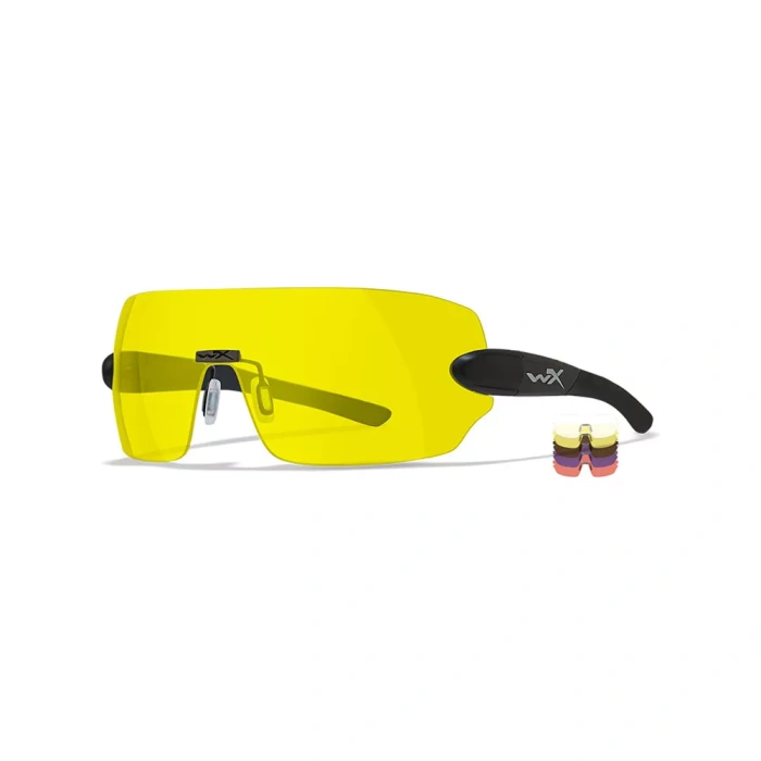 Okulary taktyczne Wiley-X Detection - Clear/Yellow/Orange/Purple/Copper Matte Black Frame (1205)