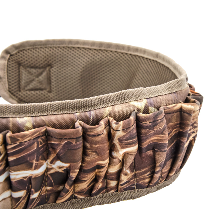 Wytrzymały i praktyczny maskujący pas na amunicję 25 sztuk