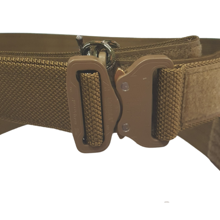 Pas taktyczny Cobra piaskowy bez d-ringa