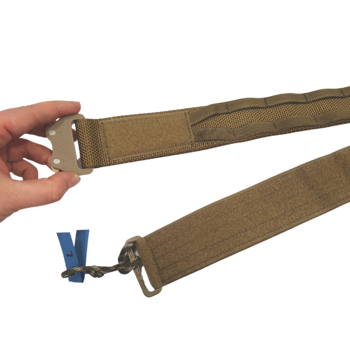 Pas taktyczny Cobra piaskowy bez d-ringa