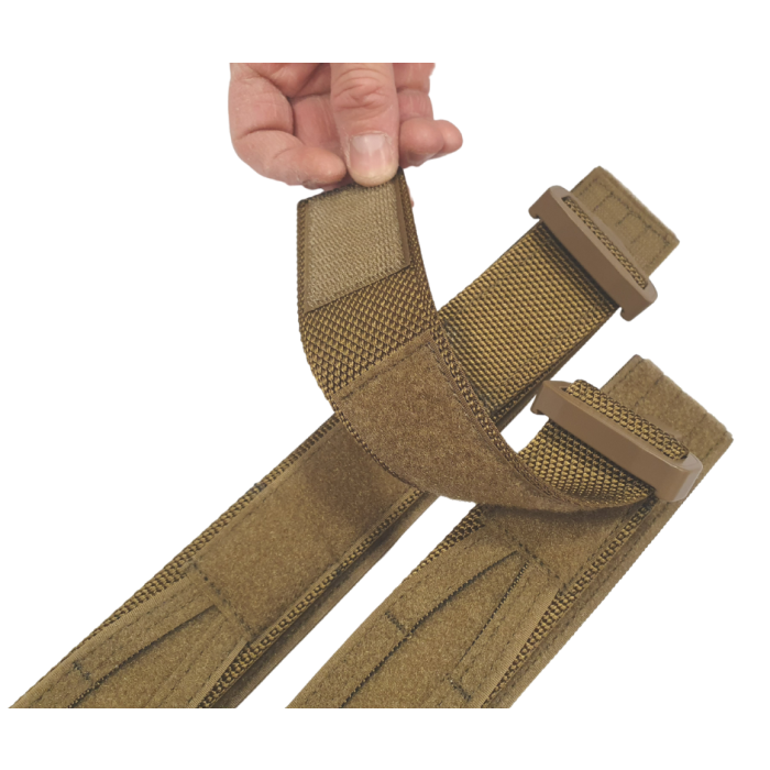 Pas taktyczny Cobra piaskowy bez d-ringa