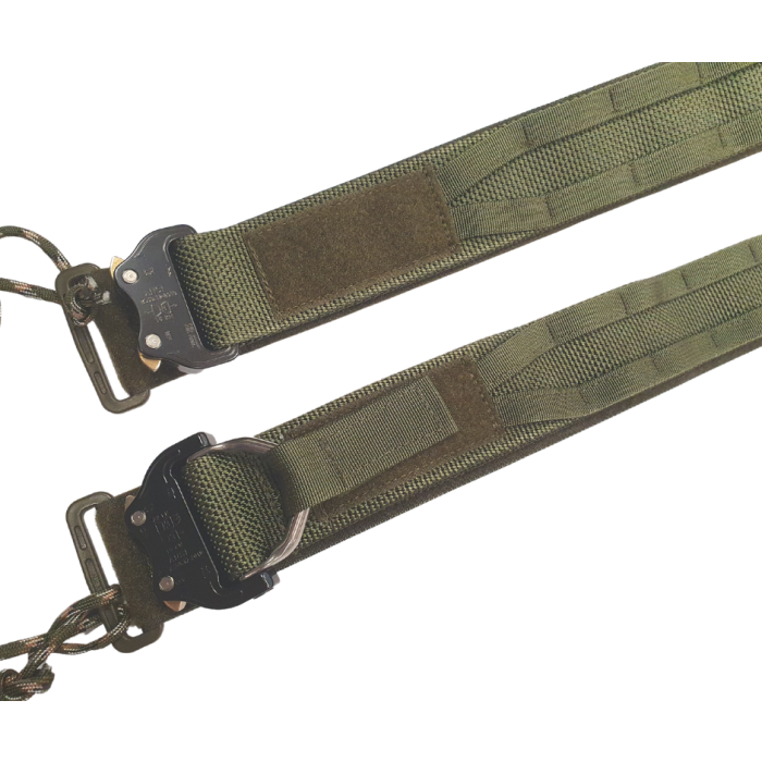 Past taktyczny Cobra zielony z d-ringiem