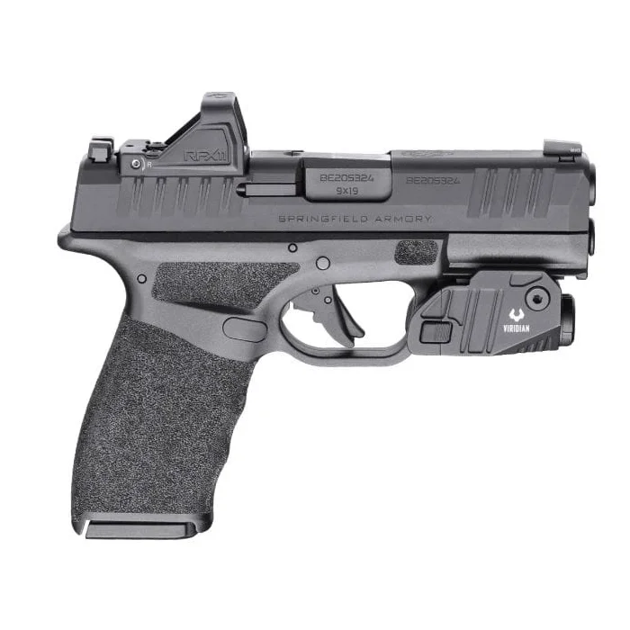 Pistolet SPRINGFIELD ARMORY HELLCAT HS H11 PRO OSP - W ZESTAWIE Z KOLIMATOREM VIRIDIAN I LATARKĄ CTL- CZARNY