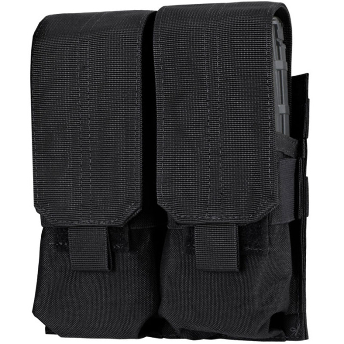 Podwójna ładownica Condor Double M4/M16 Mag Pouch Black (MA4-002)