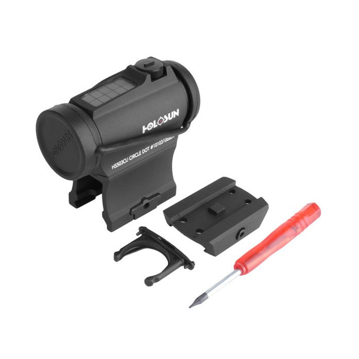 Holosun - Kolimator HS503CU Red Dot - Multi Reticle - Solar Panel
