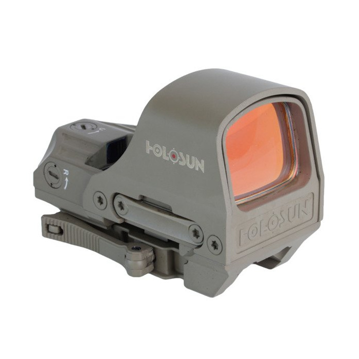 Holosun - Kolimator Open Reflex HS510C Multi Reticle - Solar Panel - Flat Dark Earth