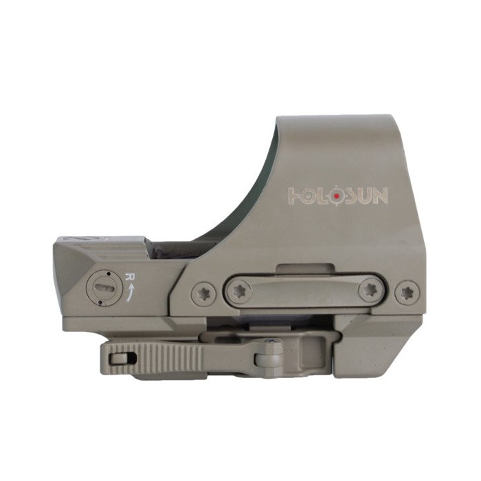 Holosun - Kolimator Open Reflex HS510C Multi Reticle - Solar Panel - Flat Dark Earth