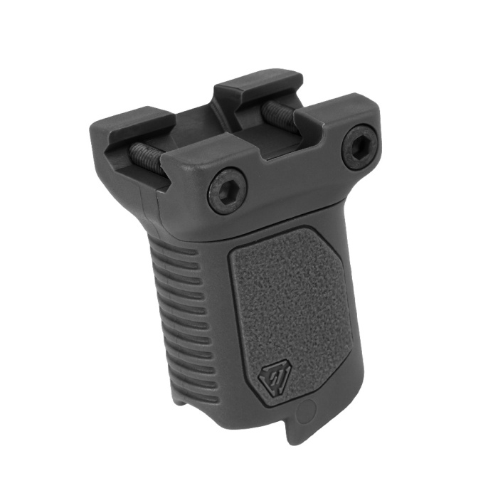 Chwyt Strike Industries - Picatinny Angled Vertical Grip - Short - Czarny - SI-AR-CMAG-RAIL-S-BK