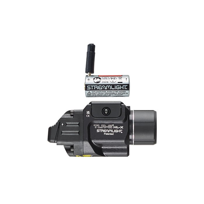 Latarka do broni, Streamlight TLR-8 HL-X USB, czerwony laser, 1000 lm
