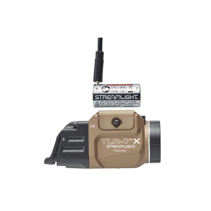 Latarka taktyczna do broni Streamlight TLR-7A FLEX - 500 lumenów FDE