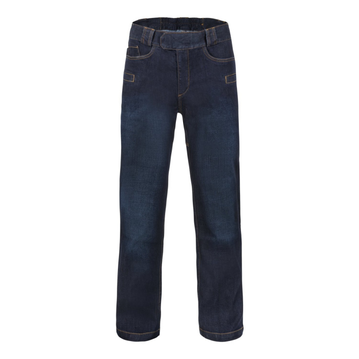 HELIKON - SPODNIE GREYMAN TACTICAL JEANS DARK BLUE - REGULAR - DENIM MID
