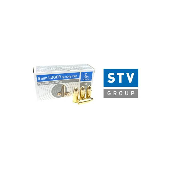 AMUNICJA BOJOWA STV 9 MM PARA 8 g