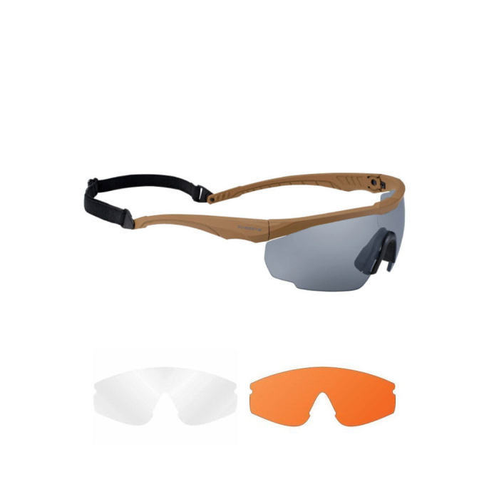 BLACKHAWK - OKULARY OCHRONNE SWISSEYE coyote