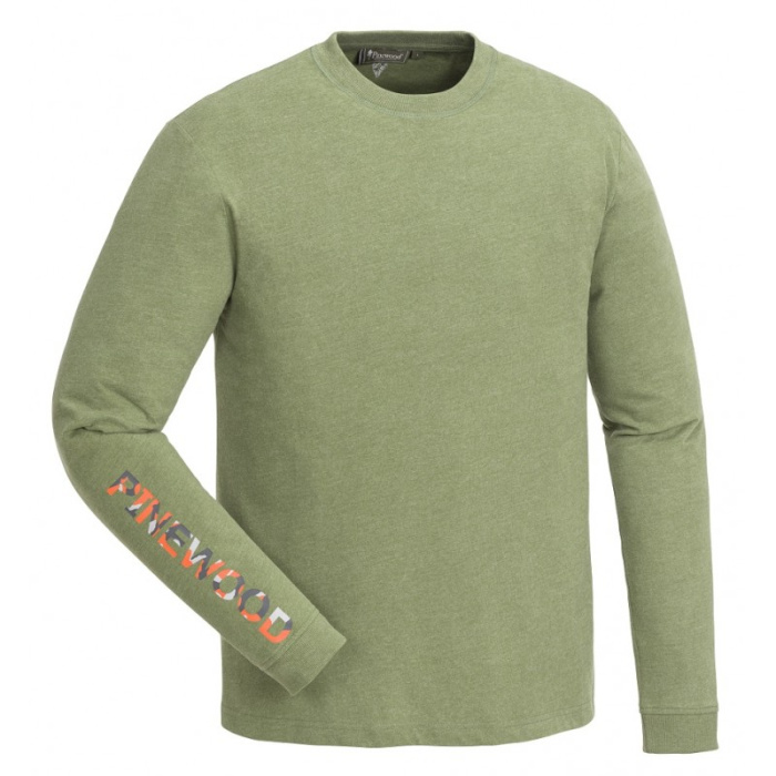 T-shirt Pinewood Bolmen długi rękaw 5446 (leaf mel)