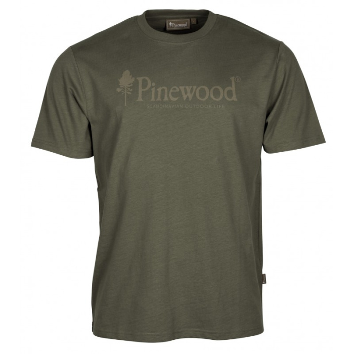 T-SHIRT PINEWOOD OUTDOOR LIFE 5445 - D.GREEN
