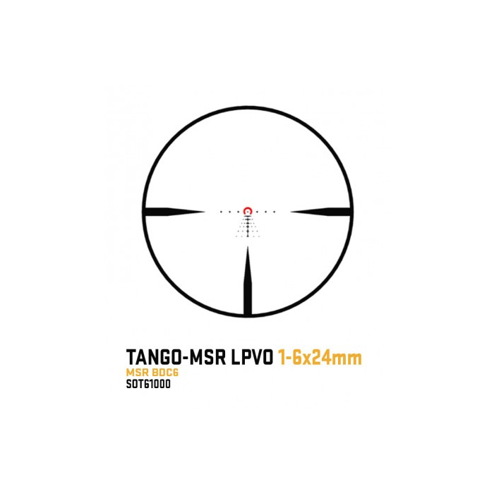Luneta celownicza Sig Sauer TANGO MSR 1-6x24 BDC6 Coyote