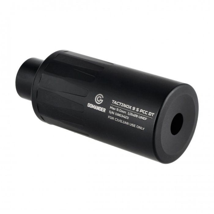 TŁUMIK TACTINOX 9 S PCC DT 1-1/2x28 UNEF BLACK
