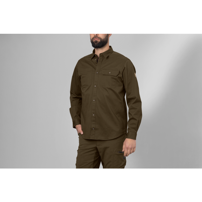 Koszula Harkila Trym ciemny zielony 140113629