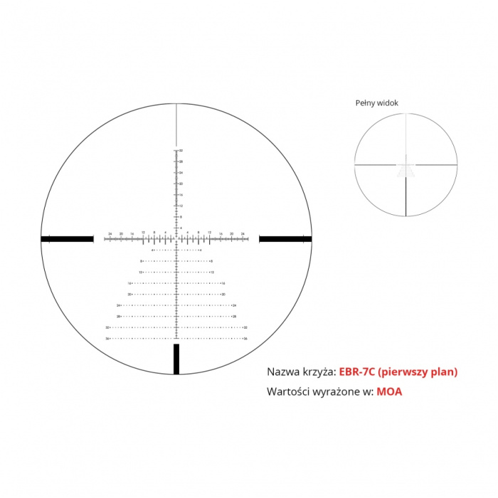 Luneta celownicza Vortex Venom 5-25x56 FFP 34 mm AO EBR-7C MRAD