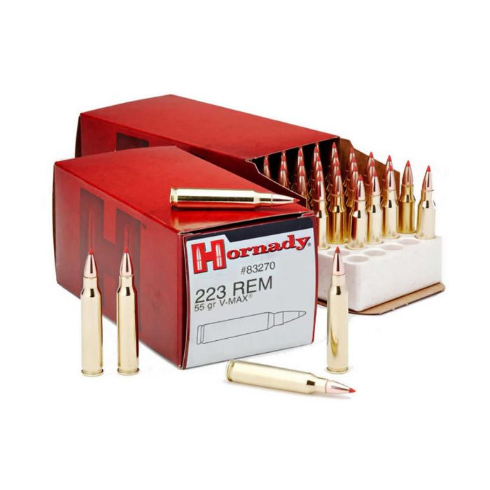 Amunicja Hornady .223 Rem V-Max 55gr/3,56g (50szt) 83270