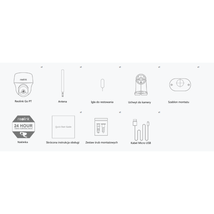 Kamera bezprzewodowa Reolink GO PT PLUS 4G LTE + panel solarny