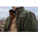 Polarowa kurtka dwustronna HARKILA Kamko Fleece - Forest night/Rustique clay GORE-TEX WINDSTOPPER (102500256)