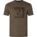 Koszulka HARKILA - H-logo S/S  MAJOR BROWN (10296000133)