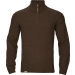 Sweter Harkila Vincent merino half zip - Demitasse brown (106081016)
