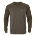 Koszulka HARKILA Kodiak CleverWool L/S - Dark hunting green (108030174)