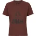 Koszulka damska HARKILA -  Nature S/S Hot Chocolate (108304012)