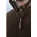 Sweter myśliwski HARKILA Annaboda WSP knit half zip - Willow green (108890029)