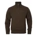 Sweter myśliwski HARKILA Annaboda WSP knit half zip - Demitasse brown (108891016)
