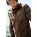 Kamizelka HARKILA Kalix Fleece - Dark Earth (109260143)