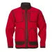 Polarowa kurtka dwustronna HARKILA Kamko Regal Reversible Fleece - Red/Brown GORE-TEX WINDSTOPPER (110720087)