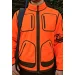 Polarowa kurtka dwustronna HARKILA Kamko Blaze rev. fleece - Orange blaze/Willow green GORE-TEX WINDSTOPPER (121933006)