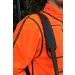 Polarowa kurtka dwustronna HARKILA Kamko Blaze rev. fleece - Orange blaze/Willow green GORE-TEX WINDSTOPPER (121933006)