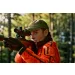 Polarowa kurtka dwustronna HARKILA Kamko Blaze rev. fleece - Orange blaze/Willow green GORE-TEX WINDSTOPPER (121933006)