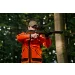 Polarowa kurtka dwustronna HARKILA Kamko Blaze rev. fleece - Orange blaze/Willow green GORE-TEX WINDSTOPPER (121933006)