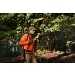 Polarowa kurtka dwustronna HARKILA Kamko Blaze rev. fleece - Orange blaze/Willow green GORE-TEX WINDSTOPPER (121933006)