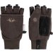 Rękawiczki Blaser Fleece Folding 2w1 Dark brown 242012-112/657