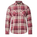 Damska koszula z długim rękawem PINEWOOD® Harjedalen Cherry pink/Offwhite 9327