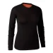 Koszulka Termoaktywna DEERHUNTER Lady Quinn Merino 1/2-zip Black Oak (7078-992)